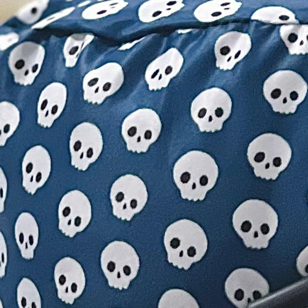 Gorro Quirúrgico CALAVERAS FONDO AZUL