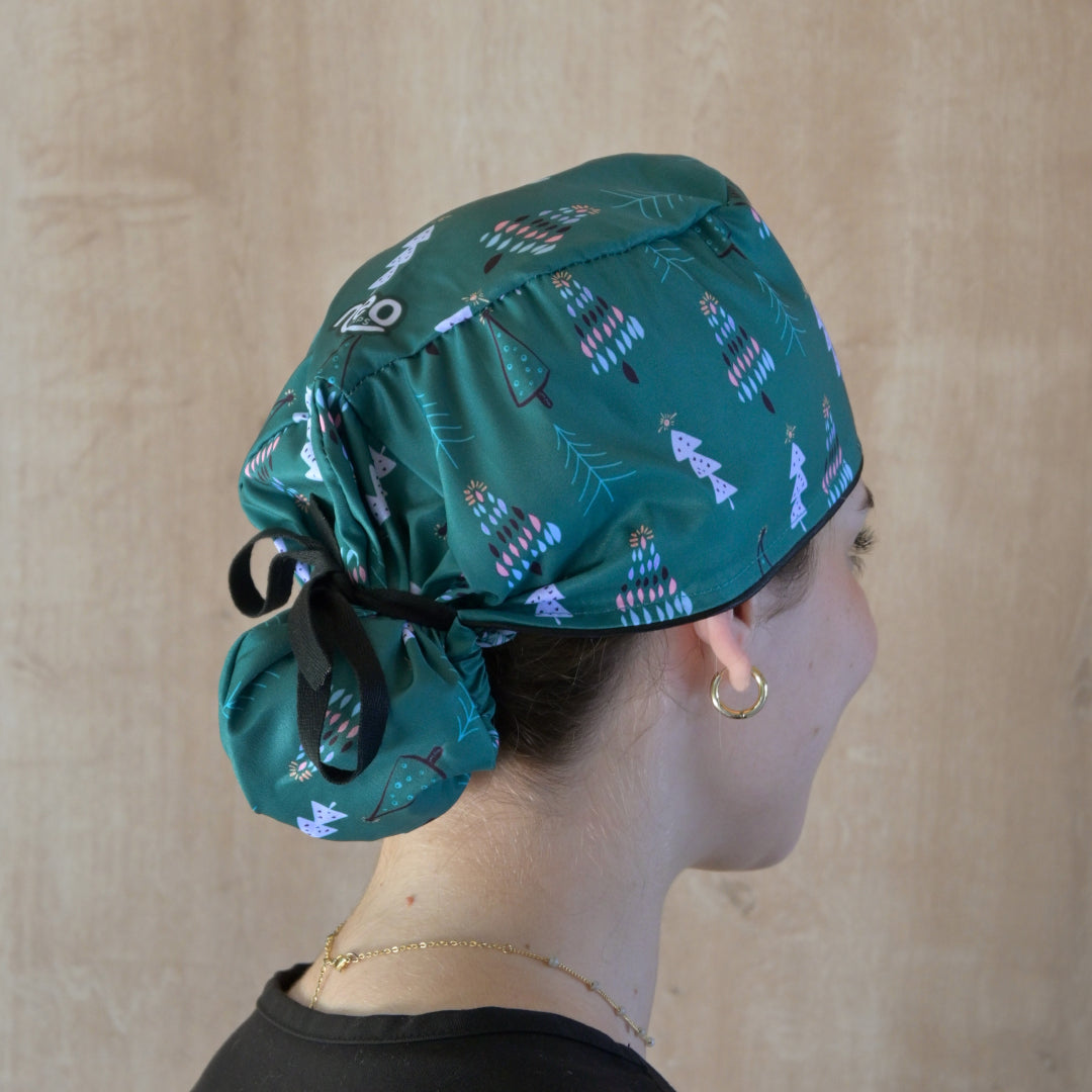 Gorro Quirúrgicos Antifluidos VERDE INVIERNO