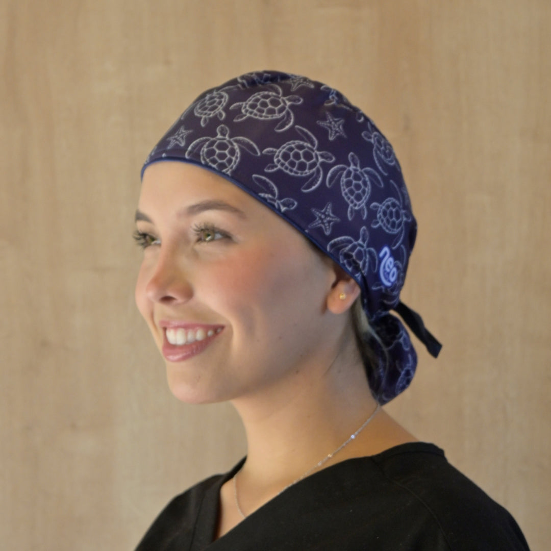 Gorro Quirúrgico Antifluido blue turtles
