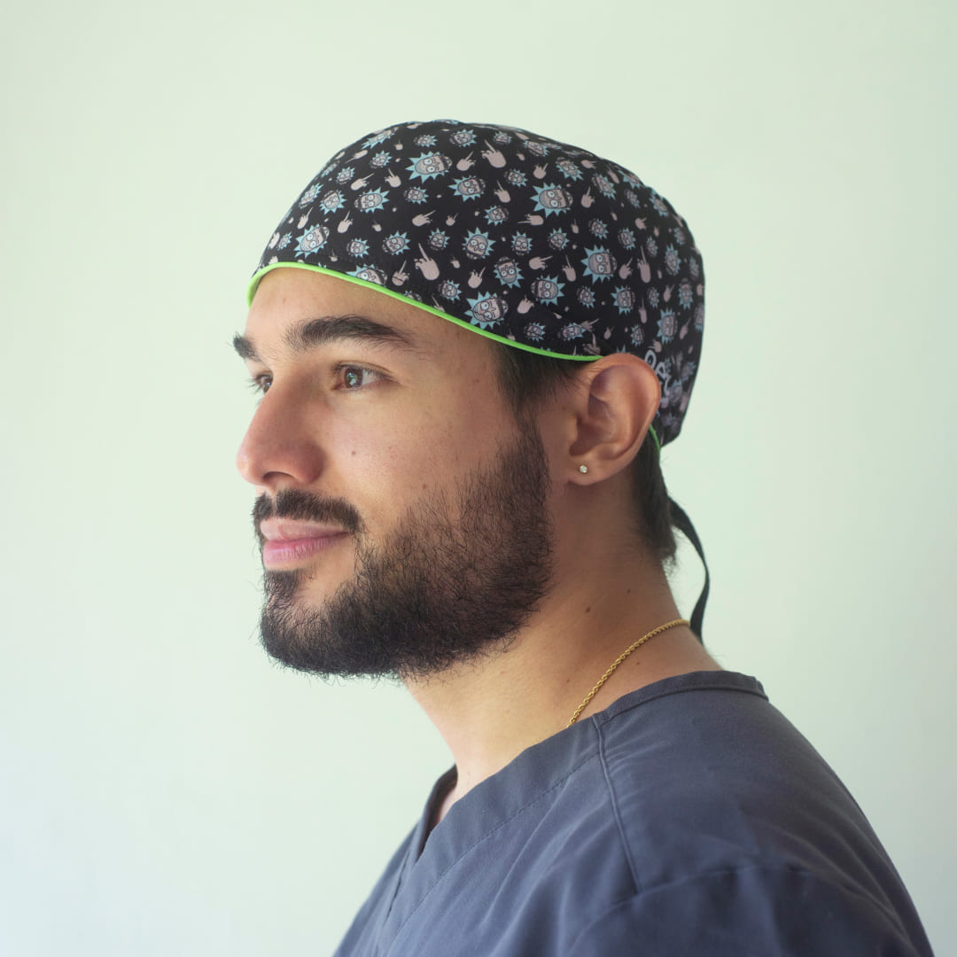 Gorro Quirúrgico Antifluido RICK AND MORTY