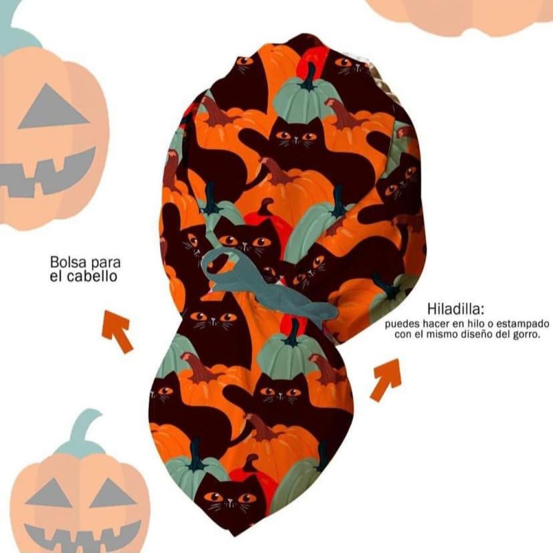 Gorros Quirúrgicos Antifluidos HALLOWEEN