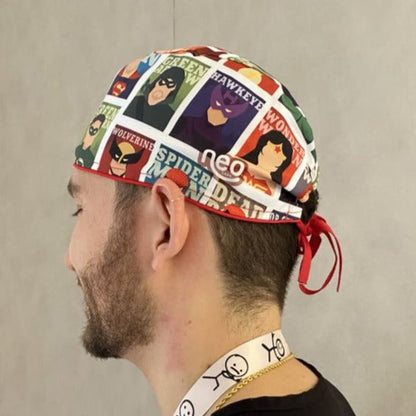 Gorros Quirúrgicos Antifluidos SUPER HEROES