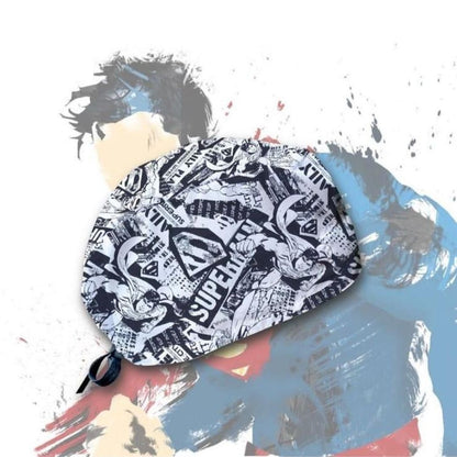 Gorro Quirúrgico Antifluido SUPER MAN BLANCO Y NEGRO